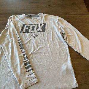 Men’s 2XL Fox Long Sleeve Gray Tshirt